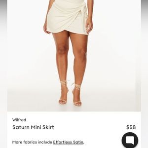 Wilfred Saturn Mini Skirt in Light Birch